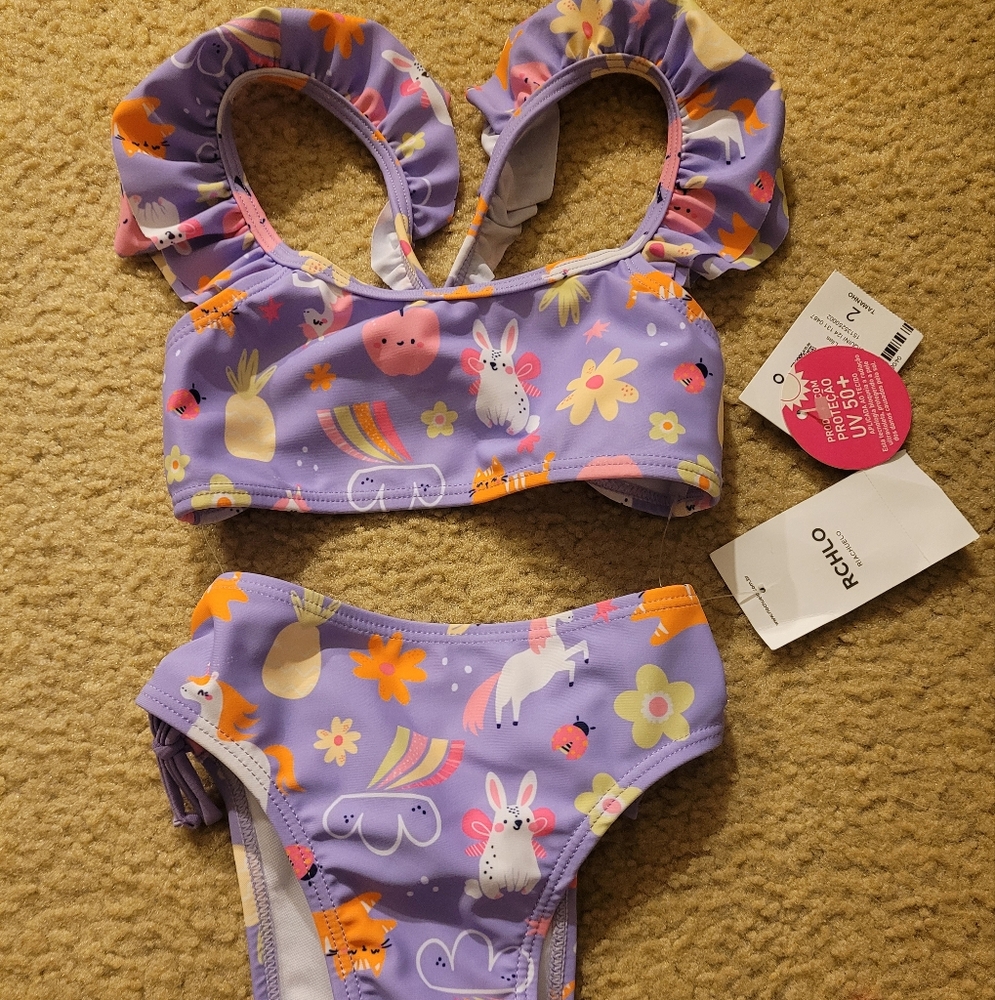 6-12 month baby girl bathing suit